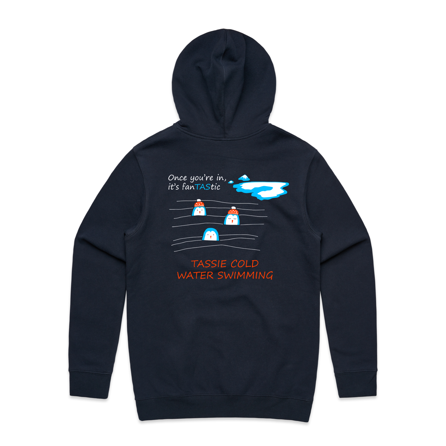 Tassie Cold Water Swimmers Hoodie